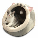 Cama Toca para Gatos – Sono Profundo, Dobrável e Lavável