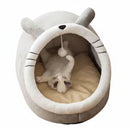 Cama Toca para Gatos – Sono Profundo, Dobrável e Lavável